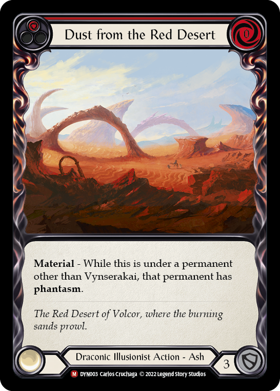 Dust from the Red Desert Card Flesh and Blood