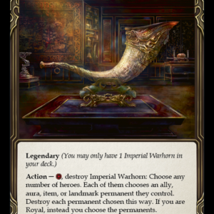 Imperial Warhorn Card Flesh and Blood