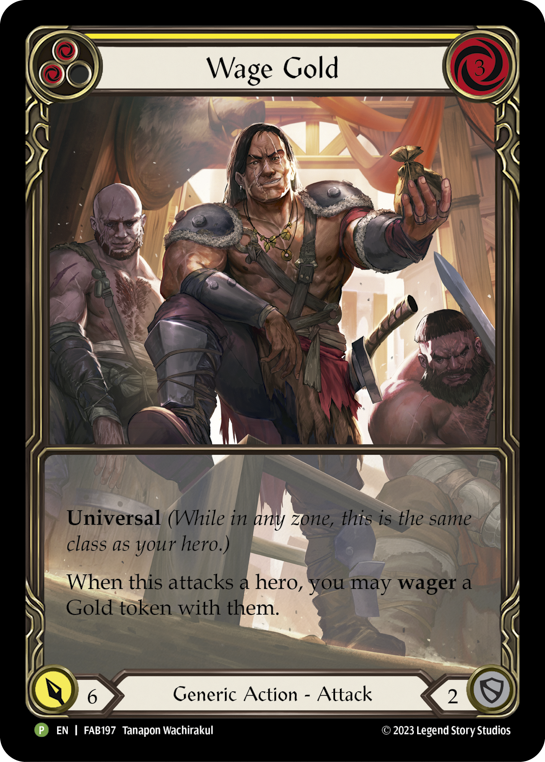 Wage Gold (Yellow) Card Flesh and Blood