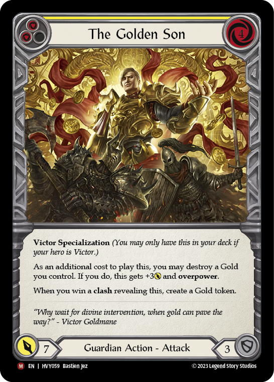 The Golden Son Card Flesh and Blood