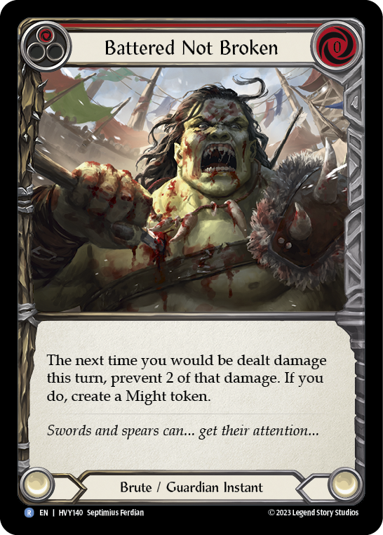 Battered Not Broken Card Flesh and Blood