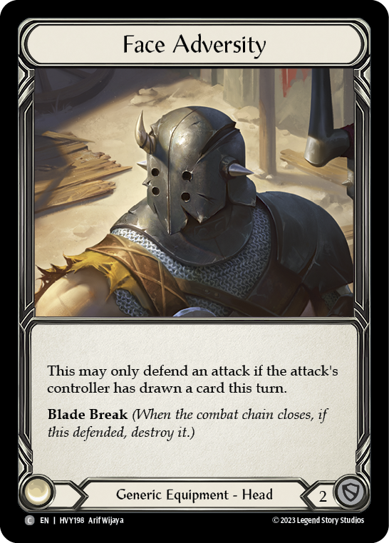 Face Adversity Card Flesh and Blood