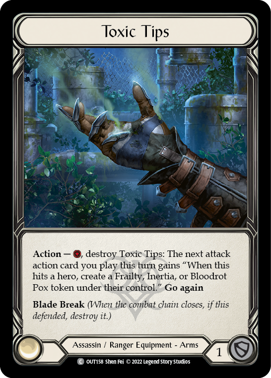 Toxic Tips Card Flesh and Blood