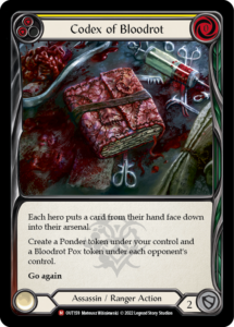 Codex of Bloodrot Card Flesh and Blood