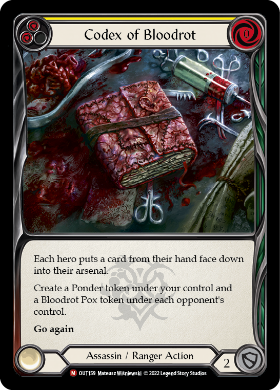 Codex of Bloodrot Card Flesh and Blood