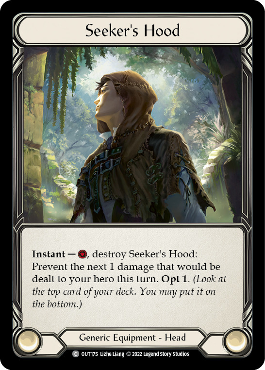 Seeker's Hood Card Flesh and Blood