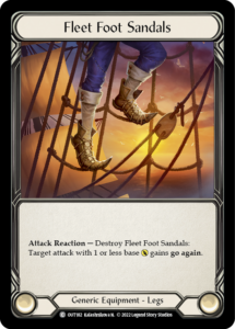 Fleet Foot Sandals Card Flesh and Blood