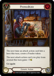 Premeditate Card Flesh and Blood