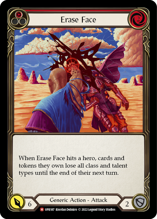 Erase Face Card Flesh and Blood